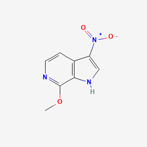 7-methoxy-3-nitro-1H-pyrrolo[2,3-c]pyridine