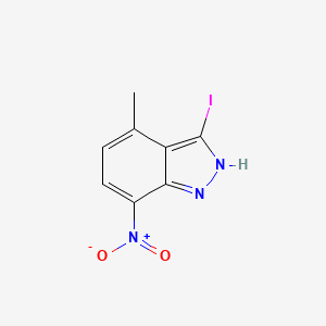 3-Iodo-4-methyl-7-nitro-1H-indazole