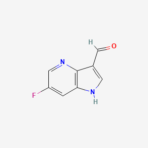 6-Fluoro-1H-pyrrolo[3,2-B]pyridine-3-carbaldehyde
