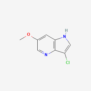 3-chloro-6-methoxy-1H-pyrrolo[3,2-b]pyridine
