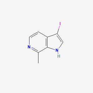 3-iodo-7-methyl-1H-pyrrolo[2,3-c]pyridine