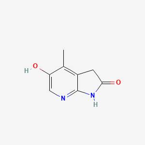 2h-Pyrrolo[2,3-b]pyridin-2-one,1,3-dihydro-5-hydroxy-4-methyl-