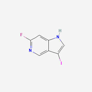 molecular formula C7H4FIN2 B3219217 6-fluoro-3-iodo-1H-pyrrolo[3,2-c]pyridine CAS No. 1190316-60-9