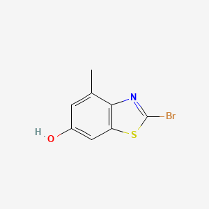 2-Bromo-6-hydroxy-4-methylbenzothiazole