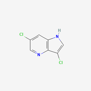 molecular formula C7H4Cl2N2 B3219353 3,6-dichloro-1H-pyrrolo[3,2-b]pyridine CAS No. 1190317-95-3
