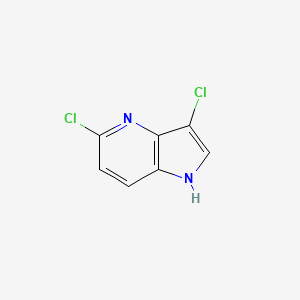 molecular formula C7H4Cl2N2 B3219562 3,5-dichloro-1H-pyrrolo[3,2-b]pyridine CAS No. 1190319-09-5