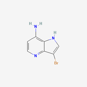molecular formula C7H6BrN3 B3219590 3-bromo-1H-pyrrolo[3,2-b]pyridin-7-amine CAS No. 1190319-28-8