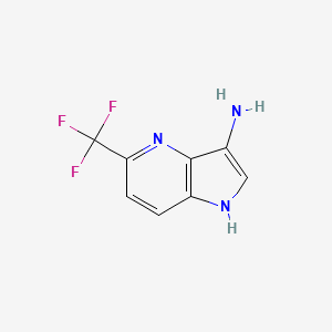 5-(trifluoromethyl)-1H-pyrrolo[3,2-b]pyridin-3-amine