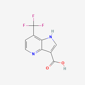 7-(trifluoromethyl)-1H-pyrrolo[3,2-b]pyridine-3-carboxylic acid