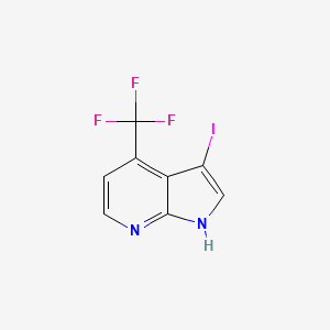3-iodo-4-(trifluoromethyl)-1H-pyrrolo[2,3-b]pyridine