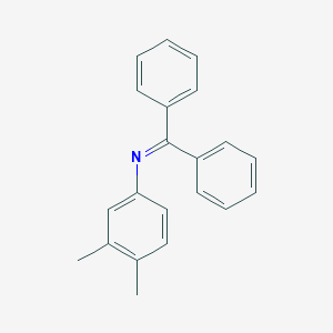 molecular formula C21H19N B321981 N-(3,4-dimethylphenyl)-N-(diphenylmethylene)amine 