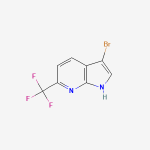 3-bromo-6-(trifluoromethyl)-1H-pyrrolo[2,3-b]pyridine