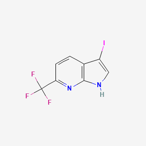 3-iodo-6-(trifluoromethyl)-1H-pyrrolo[2,3-b]pyridine