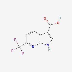 (6-Trifluoromethyl)-7-azaindole-3-carboxylic acid