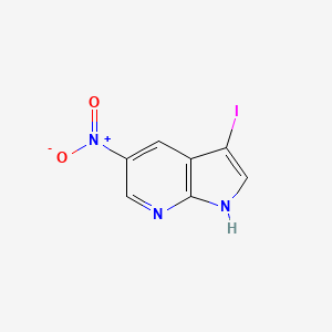 3-iodo-5-nitro-1H-pyrrolo[2,3-b]pyridine