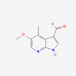5-methoxy-4-methyl-1H-pyrrolo[2,3-b]pyridine-3-carbaldehyde