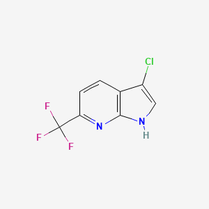 3-chloro-6-(trifluoromethyl)-1H-pyrrolo[2,3-b]pyridine