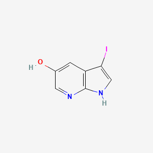 molecular formula C7H5IN2O B3220011 3-iodo-1H-pyrrolo[2,3-b]pyridin-5-ol CAS No. 1190322-48-5