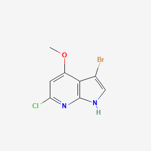 3-bromo-6-chloro-4-methoxy-1H-pyrrolo[2,3-b]pyridine