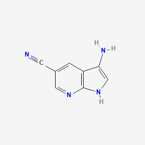 3-amino-1H-pyrrolo[2,3-b]pyridine-5-carbonitrile