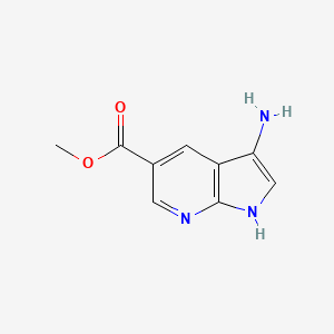 methyl 3-amino-1H-pyrrolo[2,3-b]pyridine-5-carboxylate
