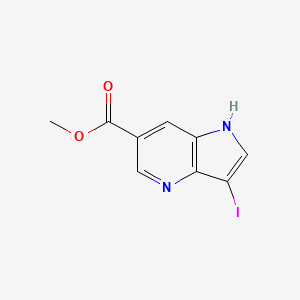 molecular formula C9H7IN2O2 B3220085 methyl 3-iodo-1H-pyrrolo[3,2-b]pyridine-6-carboxylate CAS No. 1190322-88-3