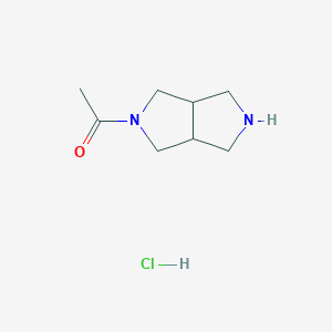 B3220132 1-(Hexahydro-pyrrolo[3,4-c]pyrrol-2-yl)-ethanone hydrochloride CAS No. 1190927-49-1