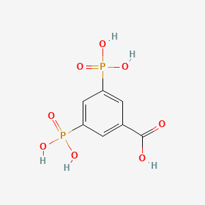 molecular formula C7H8O8P2 B3220191 3,5-Diphosphonobenzoic acid CAS No. 1192028-87-7