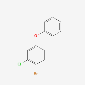 molecular formula C12H8BrClO B3220456 1-Bromo-2-chloro-4-phenoxybenzene CAS No. 1196395-12-6