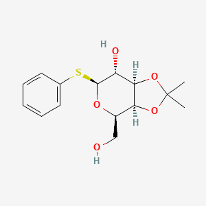 molecular formula C15H20O5S B3220650 Phenyl 3,4-O-isopropylidene-b-D-thiogalactopyranoside CAS No. 120095-47-8