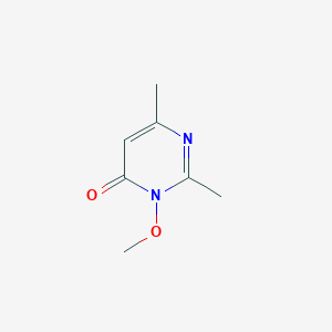 molecular formula C7H10N2O2 B3220696 3-Methoxy-2,6-dimethylpyrimidin-4(3H)-one CAS No. 1201793-65-8