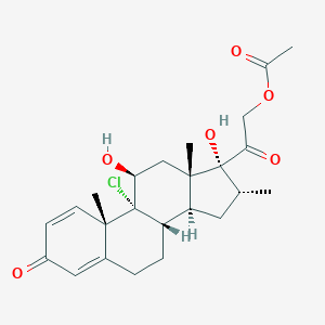 molecular formula C24H31ClO6 B032208 Icomethasone 21-Acetate CAS No. 24916-91-4