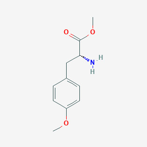 molecular formula C11H15NO3 B3220932 (R)-Methyl 2-amino-3-(4-methoxyphenyl)propanoate CAS No. 120349-74-8