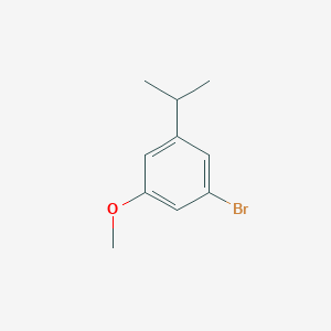 molecular formula C10H13BrO B3221108 1-Bromo-3-isopropyl-5-methoxybenzene CAS No. 1204344-29-5