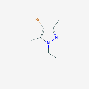 B3221144 4-bromo-3,5-dimethyl-1-propyl-1H-pyrazole CAS No. 1205195-05-6