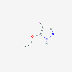 molecular formula C5H7IN2O B3221725 3-Ethoxy-4-iodo-1h-pyrazole CAS No. 1207431-89-7