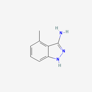 molecular formula C8H9N3 B3221731 4-methyl-1H-indazol-3-amine CAS No. 1207529-96-1