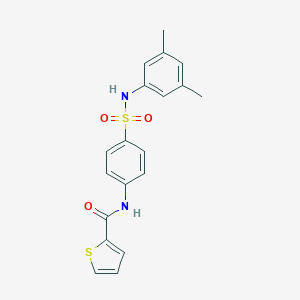 molecular formula C19H18N2O3S2 B322194 N-[4-[(3,5-dimethylphenyl)sulfamoyl]phenyl]thiophene-2-carboxamide 