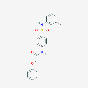 molecular formula C22H22N2O4S B322196 N-[4-[(3,5-dimethylphenyl)sulfamoyl]phenyl]-2-phenoxyacetamide 