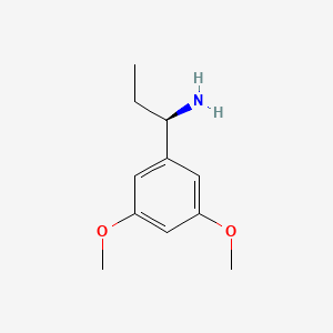B3222381 (R)-1-(3,5-Dimethoxyphenyl)propan-1-amine CAS No. 1213087-13-8