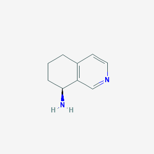 molecular formula C9H12N2 B3222410 (S)-5,6,7,8-TETRAHYDROISOQUINOLIN-8-AMINE CAS No. 1213172-32-7