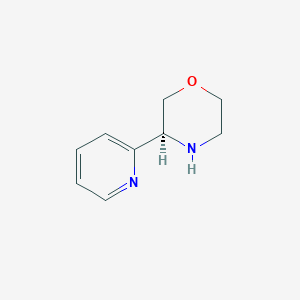 B3222465 (S)-3-(Pyridin-2-yl)morpholine CAS No. 1213373-02-4