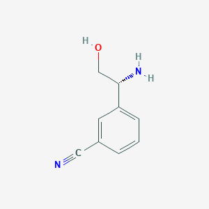 B3222501 (R)-3-(1-Amino-2-hydroxyethyl)benzonitrile CAS No. 1213484-58-2