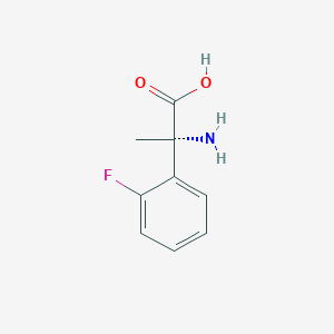 molecular formula C9H10FNO2 B3222534 (S)-2-Amino-2-(2-fluorophenyl)propanoic acid CAS No. 1213552-87-4