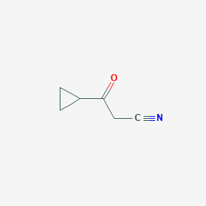 molecular formula C6H7NO B032227 3-Cyclopropyl-3-oxopropanenitrile CAS No. 118431-88-2