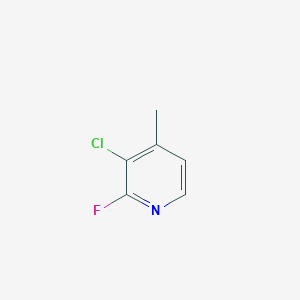molecular formula C6H5ClFN B3222721 3-Chloro-2-fluoro-4-methylpyridine CAS No. 1214377-89-5