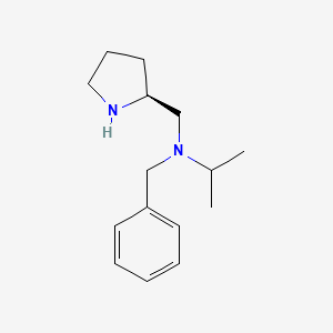 molecular formula C15H24N2 B3223406 Benzyl-isopropyl-(S)-1-pyrrolidin-2-ylmethyl-amine CAS No. 1217824-46-8