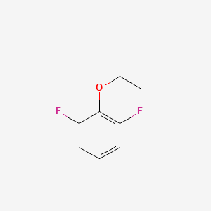 molecular formula C9H10F2O B3223510 1,3-Difluoro-2-(1-methylethoxy)benzene CAS No. 1219020-68-4