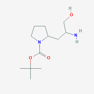 2-Amino-3-(N-Boc-pyrrolidin-2-yl)propan-1-ol