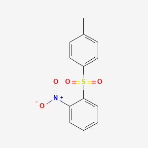 molecular formula C13H11NO4S B3223582 1-Nitro-2-tosylbenzene CAS No. 1220-92-4